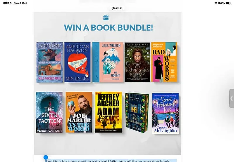 Win New Books Giveaway