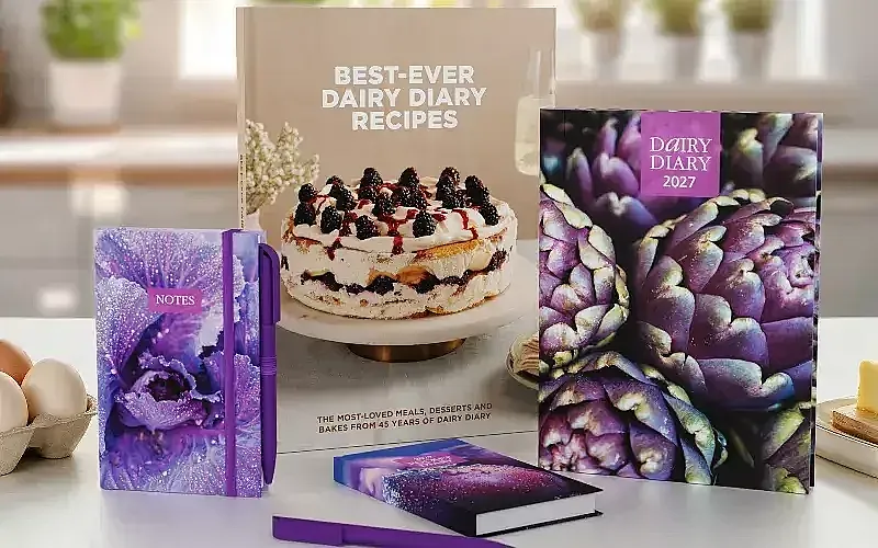 Win a 2027 Dairy Diary & Best Ever Recipes Cookbook Bundle