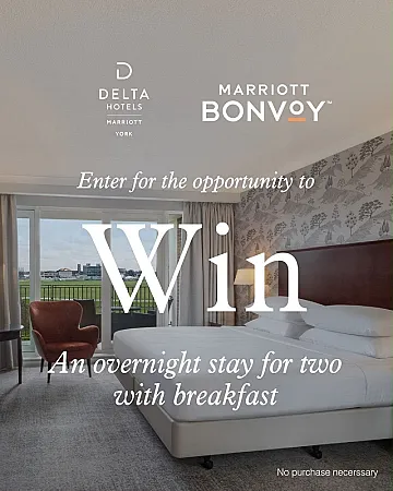 Win a Night's B&B Stay at Delta York
