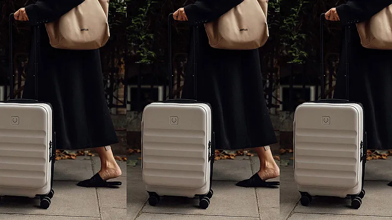 Win An Antler Icon Stripe Dual Opening Suitcase Set Worth £730