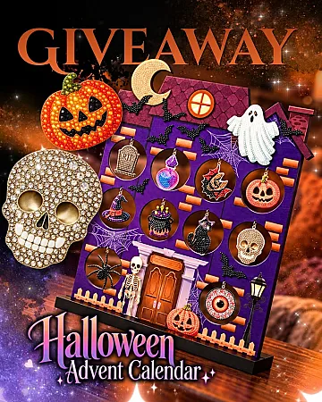 Prize image for Win a Crystal Art Advent Calendar – Halloween House