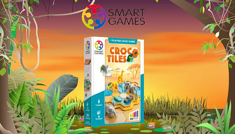 Win the Croco Tiles Puzzle Game from Smart Games