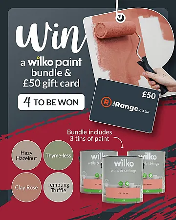 Prize image for Win 1 of 4 Wilko Paint Bundles & £50 the Range Gift Card!