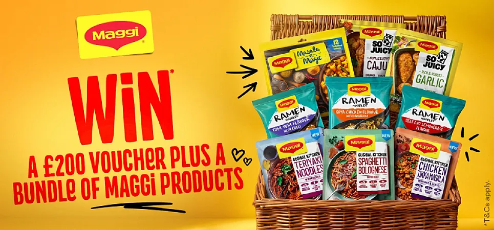 Prize image for Win a £200 John Lewis e-gift voucher and a BUNDLE of Maggi products