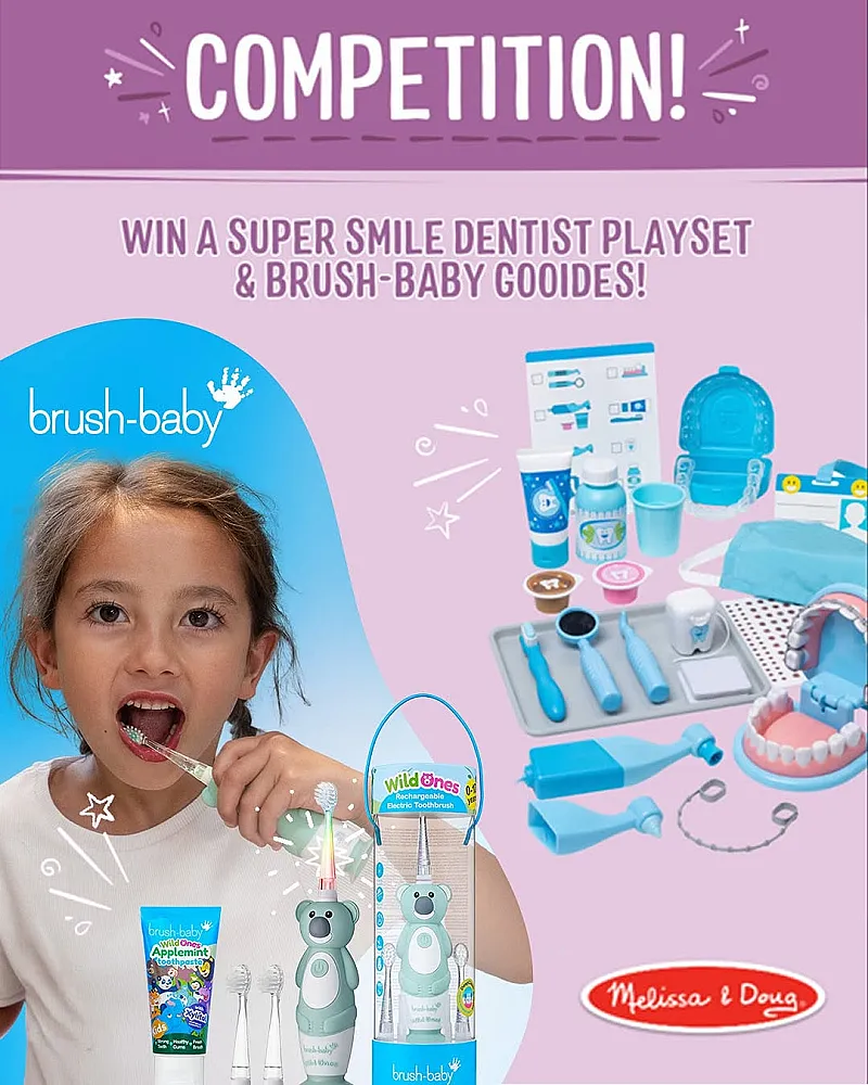 Win a Melissa & Doug Dentist Kit, WildOnes Toothbrush & Applemint Toothpaste