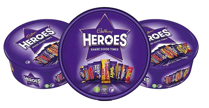 Win 1 of 30 Cadbury Heroes Chocolate Tubs