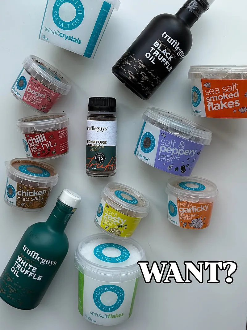 Win Truffle Guys and Cornish Sea Salt Products