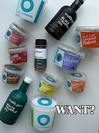 Win Truffle Guys and Cornish Sea Salt Products