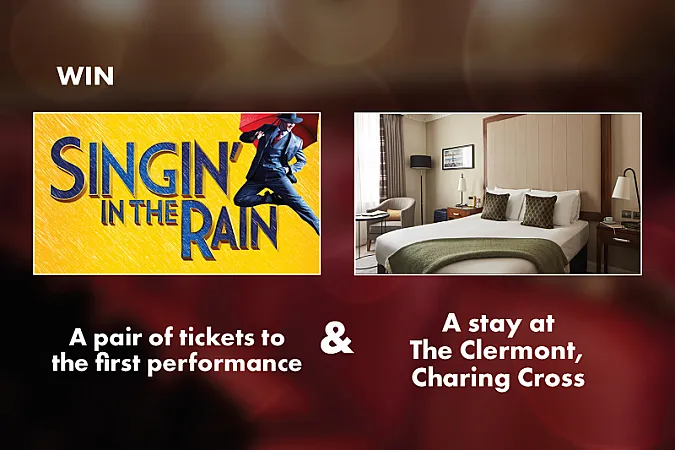 Win an overnight stay in London with tickets to Singin' In The Rain