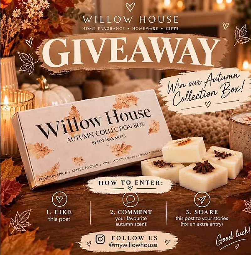 Win Our Beautiful Willow House Autumn Collection Box