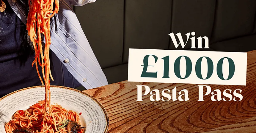 Prize image for Win a £1000 Pasta Pass