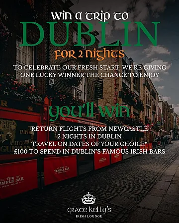 Prize image for Win a 2-Night Trip to Dublin!