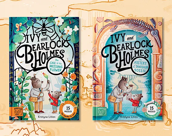 Prize image for Win Both Ivy & Bearlock Holmes Books and Escape Room Tickets