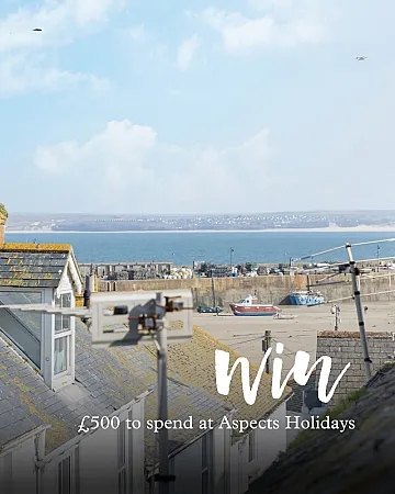 Prize image for Win a £500 Aspects Holidays Voucher to Spend on a Cornish Holiday!