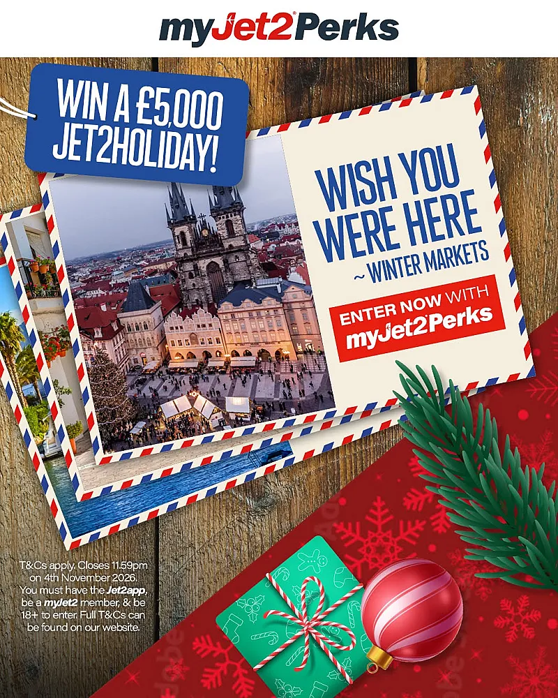 Win a £5,000 Jet2holidays Voucher