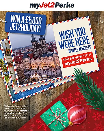 Prize image for Win a £5,000 Jet2holidays Voucher