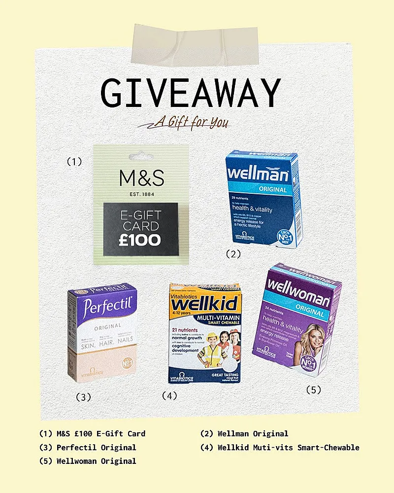 Win a Bundle of Mineral and Health Products plus a £100 M&S Gift Card