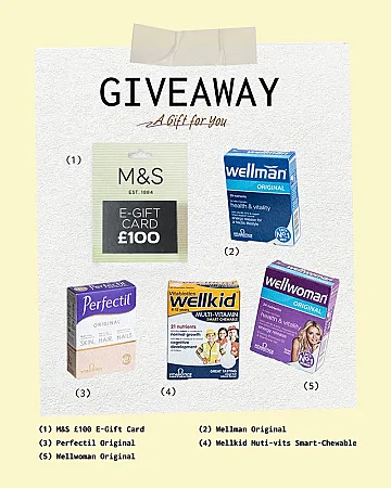 Prize image for Win a Bundle of Mineral and Health Products plus a £100 M&S Gift Card