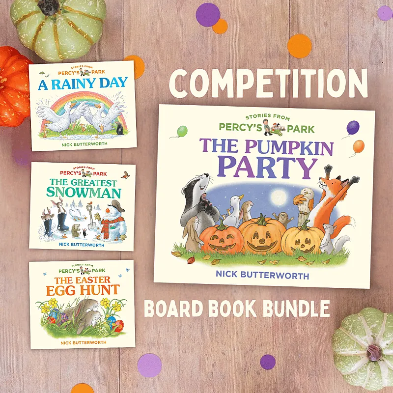 Win a Percy the Park Keeper Autumn Book Bundle
