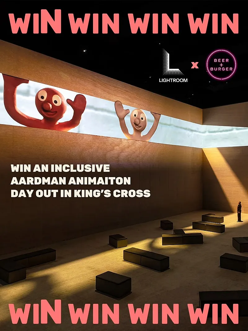 Win an Aardman-Filled Day Out in London for 4 People and a Meal