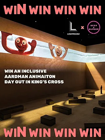 Prize image for Win an Aardman-Filled Day Out in London for 4 People and a Meal