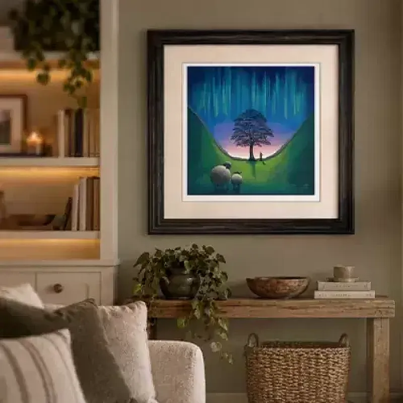 Win a framed canvas of Lucy Pittaway’s Sycamore Gap