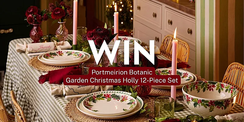 Win a Portmeirion Botanic Garden Christmas Holly Set
