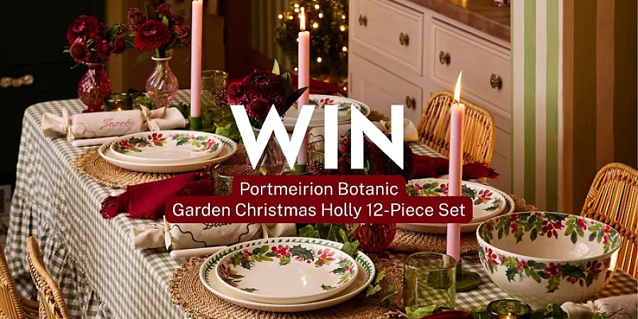 Win a Portmeirion Botanic Garden Christmas Holly Set