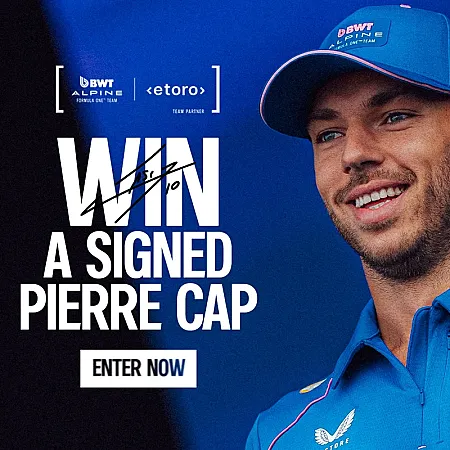 Prize image for Win a Signed BWT Alpine F1 Team Cap