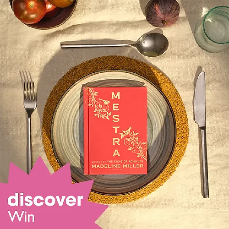 Win a signed copy of Mestra by Madeline Miller and a delectable Mediterranean hamper