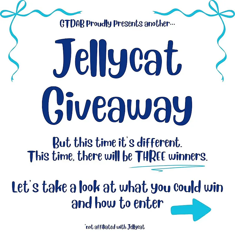 Win 3 x Jellycat prizes