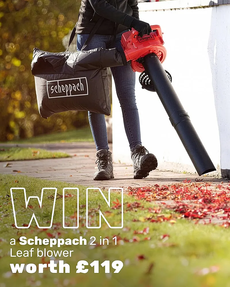 Win a 2-in-1 Petrol Leaf Blower worth £119
