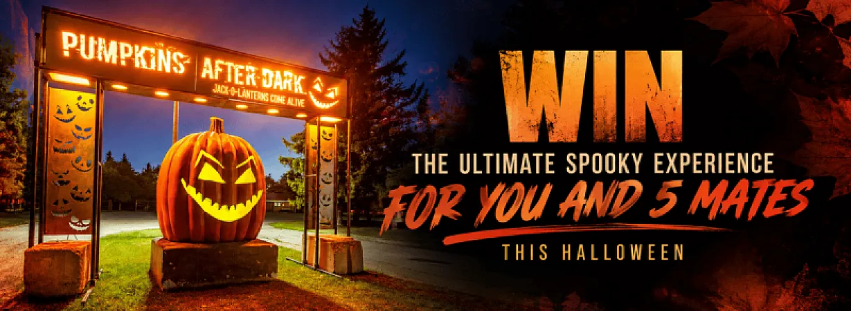 Prize image for Win £250 cash plus 6 passes to Pumpkins After Dark Halloween Event