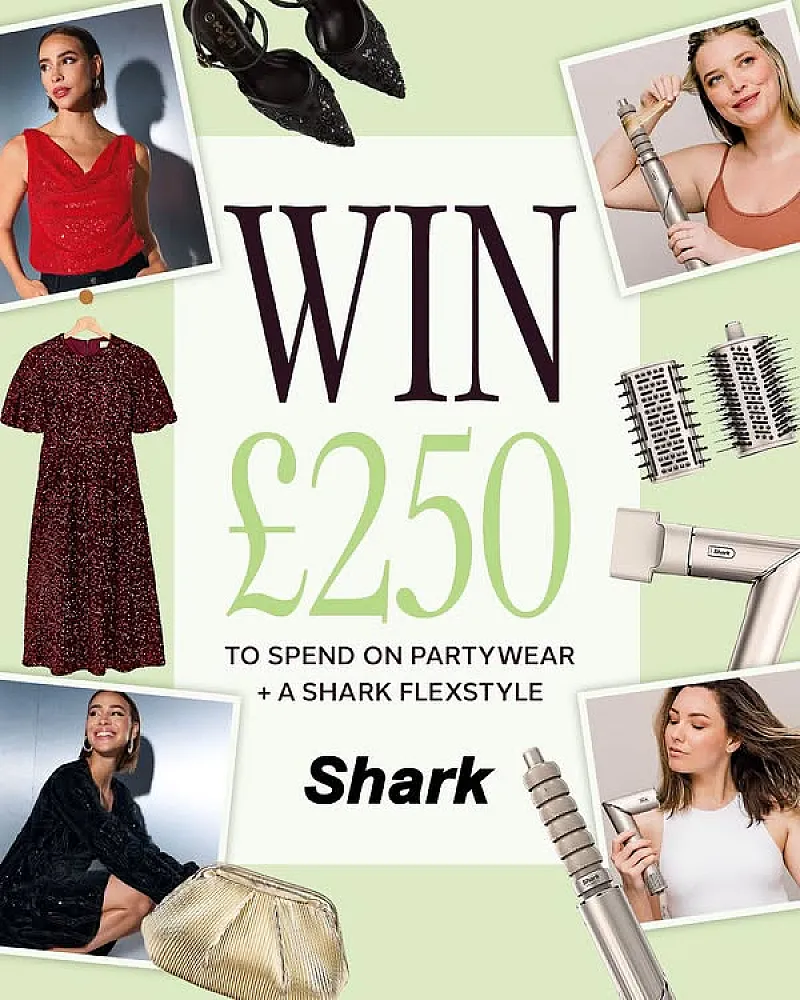 Win £250 to Spend on Partywear + a Shark FlexStyle!