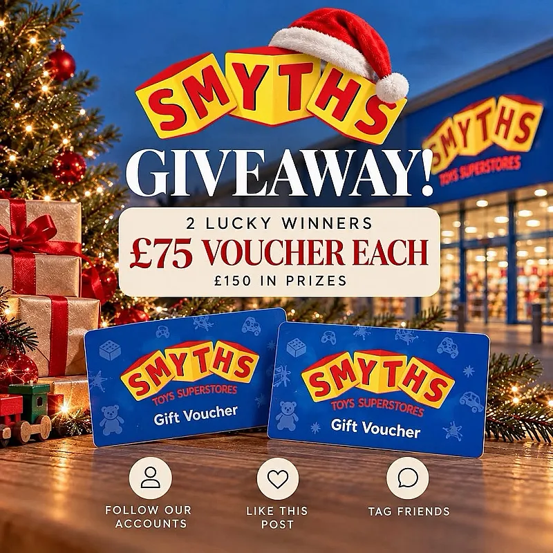 Win 2 x £75 Smyths Toys Vouchers