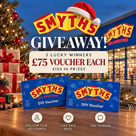 Prize image for Win 2 x £75 Smyths Toys Vouchers