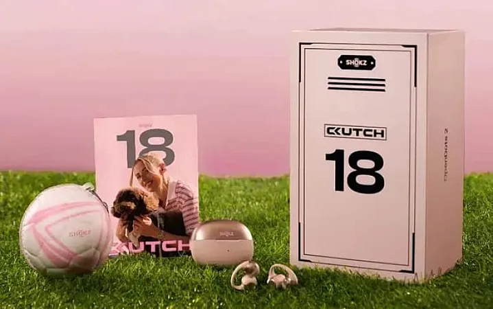 Prize image for Win a Shokz X Chloe Kelly Limited Edition Clutch Gift Box
