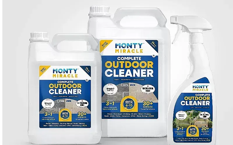 Win a bottle of Monty Miracle Outdoor Cleaner