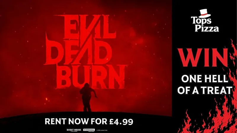 Prize image for Win £100 to Burn + an Evil Dead Burn Collector's Edition and Steelbook