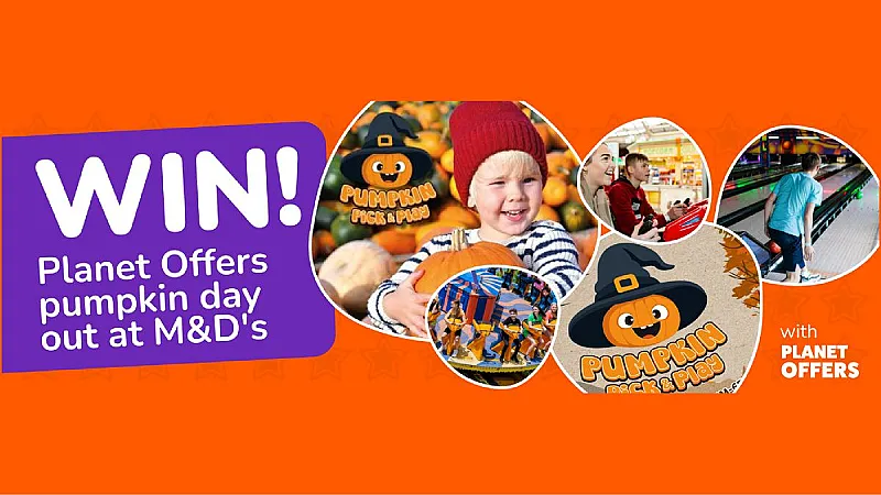 Prize image for Win a family pass to Pumpkin Pick & Play at M&D's Motherwell