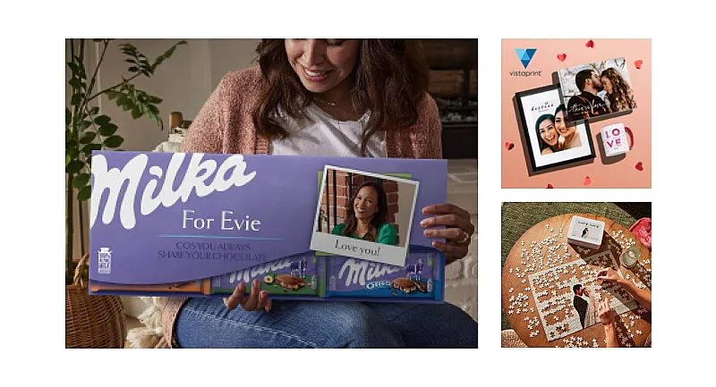 Win £50 personalised valentine's gifts from Vistaprint 