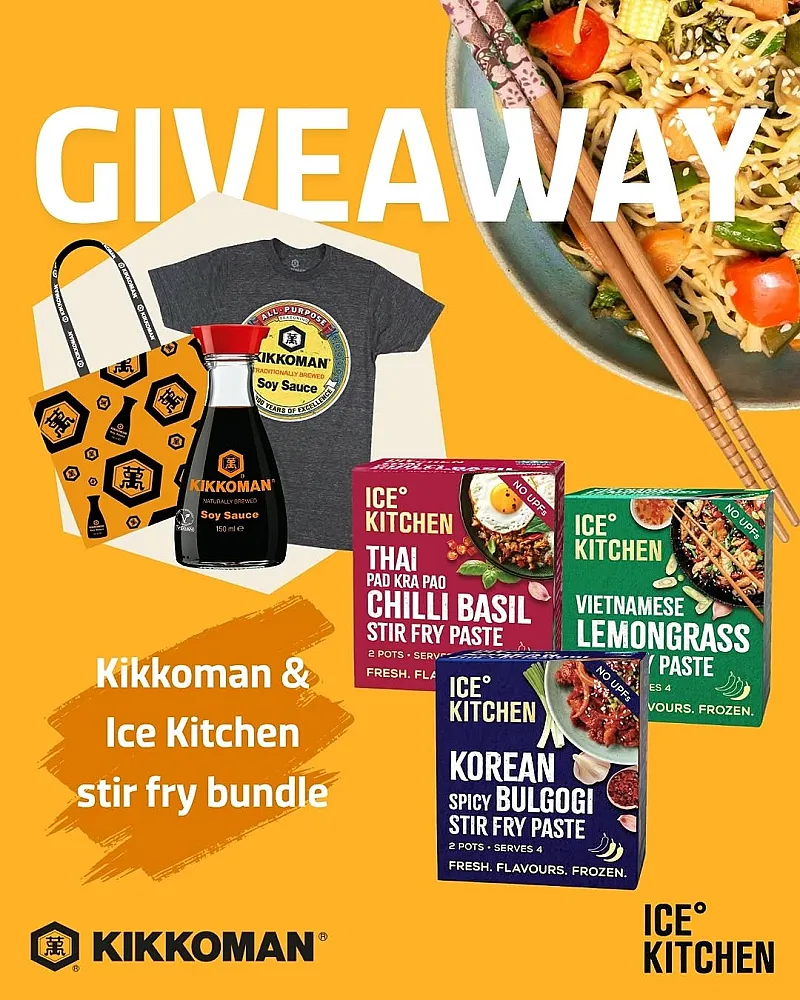 Win a Kikkoman & Ice Kitchen stir fry bundle