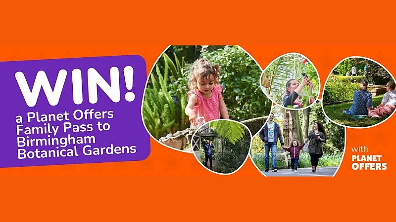 Win a family pass to Birmingham Botanical Gardens