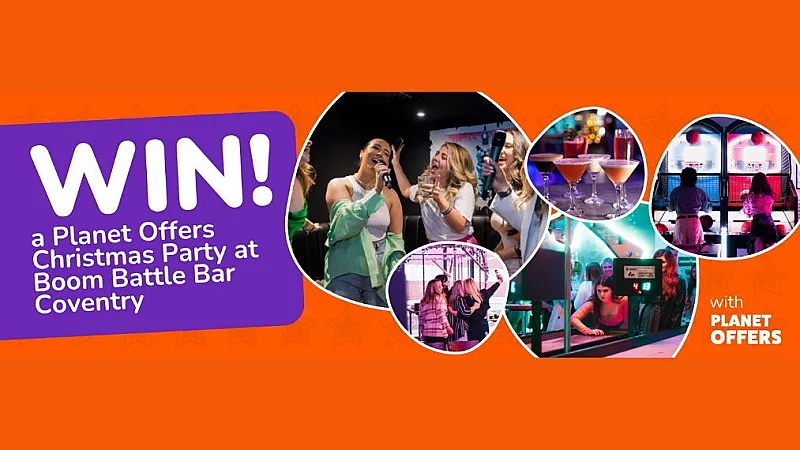 Win a Christmas Party for 6 at Boom Battle Bar, Coventry