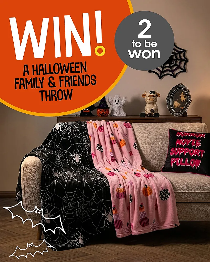 Win 2 x Halloween Family Throws