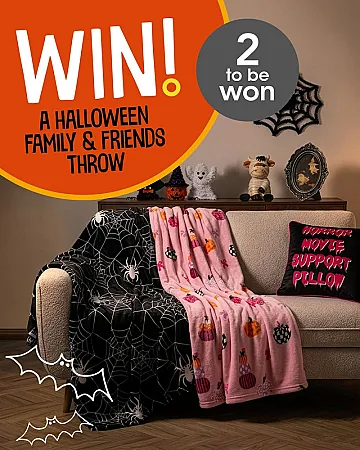 Prize image for Win 2 x Halloween Family Throws