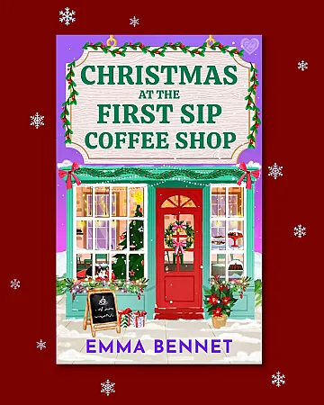 Prize image for Win a copy of Christmas at the First Sip Coffee Shop by Emma Bennet