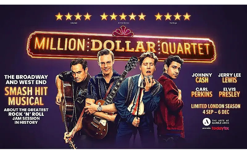 Win a pair of tickets to see MILLION DOLLAR QUARTET in London