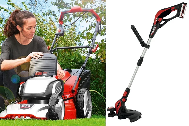 Win a cordless Cobra lawnmower & strimmer