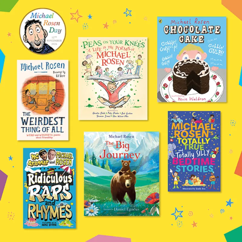 Win a super silly book bundle to celebrate Michael Rosen Day